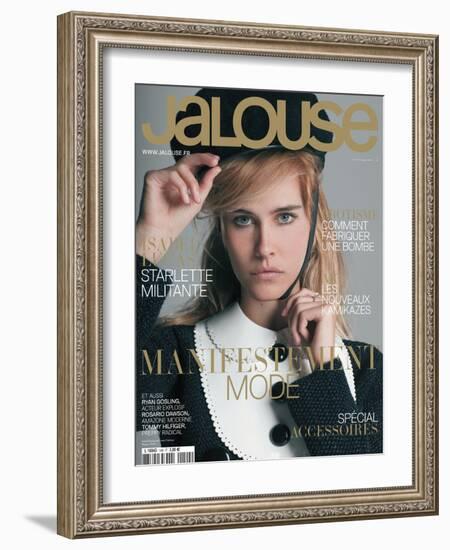 Jalouse, September 2011 - Mila Jovovic-Kenneth Cappello-Framed Art Print