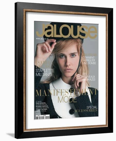 Jalouse, September 2011 - Mila Jovovic-Kenneth Cappello-Framed Art Print