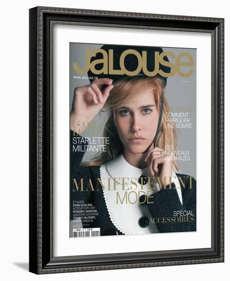 Jalouse, September 2011 - Mila Jovovic-Kenneth Cappello-Framed Art Print