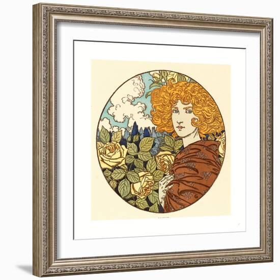 Jalousie (Jealousy), French, 1841 1917-Eugene Grasset-Framed Giclee Print