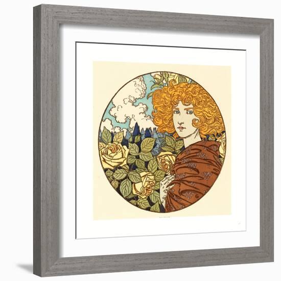 Jalousie (Jealousy), French, 1841 1917-Eugene Grasset-Framed Giclee Print