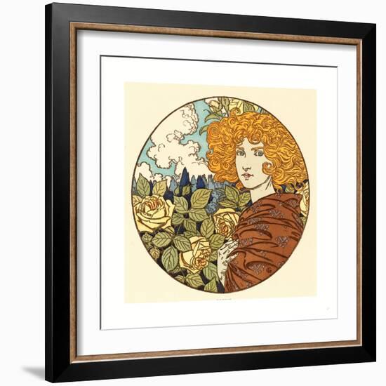 Jalousie (Jealousy), French, 1841 1917-Eugene Grasset-Framed Giclee Print