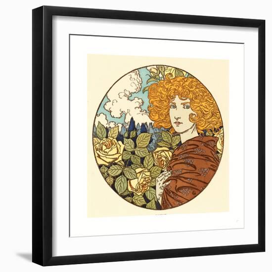 Jalousie (Jealousy), French, 1841 1917-Eugene Grasset-Framed Giclee Print