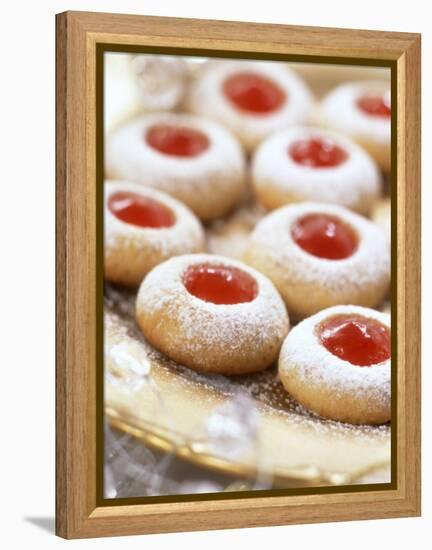 Jam-Filled Christmas Biscuits-Alena Hrbkova-Framed Premier Image Canvas