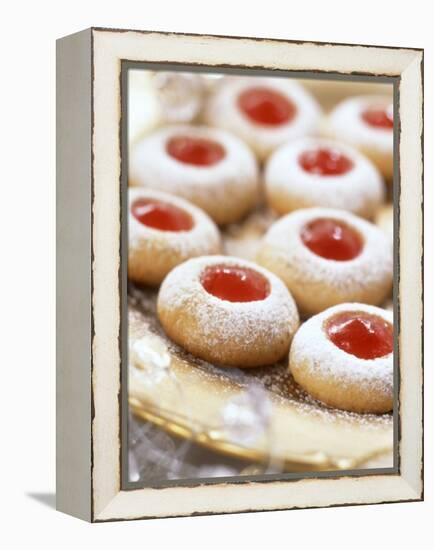 Jam-Filled Christmas Biscuits-Alena Hrbkova-Framed Premier Image Canvas