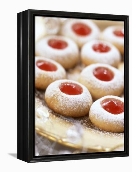 Jam-Filled Christmas Biscuits-Alena Hrbkova-Framed Premier Image Canvas