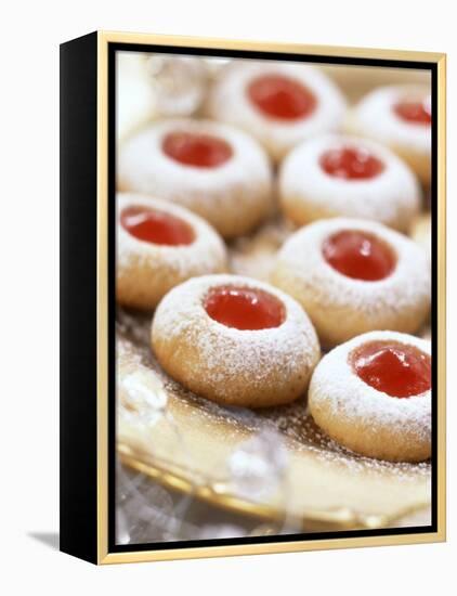 Jam-Filled Christmas Biscuits-Alena Hrbkova-Framed Premier Image Canvas