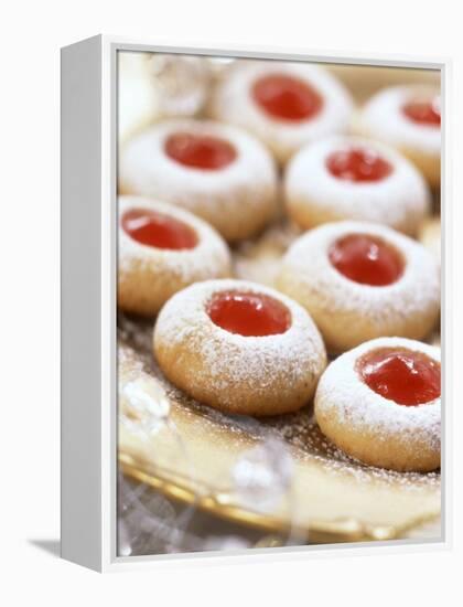 Jam-Filled Christmas Biscuits-Alena Hrbkova-Framed Premier Image Canvas