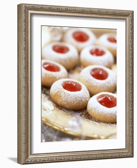 Jam-Filled Christmas Biscuits-Alena Hrbkova-Framed Photographic Print