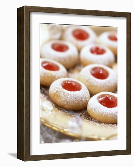 Jam-Filled Christmas Biscuits-Alena Hrbkova-Framed Photographic Print