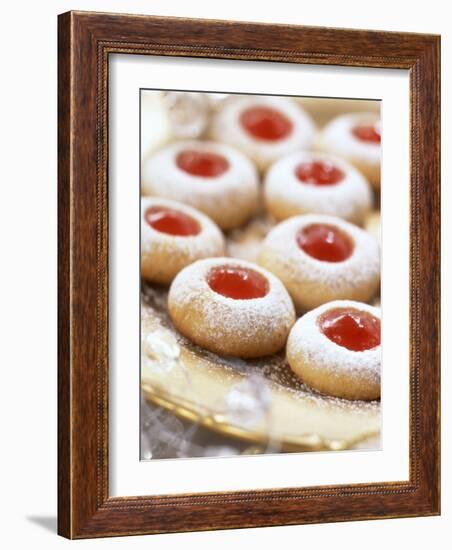 Jam-Filled Christmas Biscuits-Alena Hrbkova-Framed Photographic Print