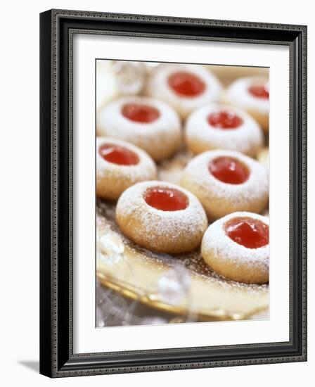 Jam-Filled Christmas Biscuits-Alena Hrbkova-Framed Photographic Print