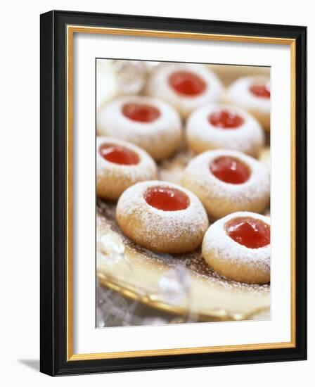 Jam-Filled Christmas Biscuits-Alena Hrbkova-Framed Photographic Print