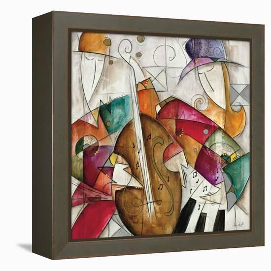 Jam Session II-Eric Waugh-Framed Stretched Canvas