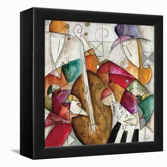 Jam Session II-Eric Waugh-Framed Stretched Canvas