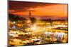 Jamaa El Fna, Marrakesh, Morocco.-kasto-Mounted Photographic Print