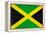 Jamaica Flag Design with Wood Patterning - Flags of the World Series-Philippe Hugonnard-Framed Stretched Canvas