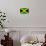 Jamaica Flag Design with Wood Patterning - Flags of the World Series-Philippe Hugonnard-Premium Giclee Print displayed on a wall