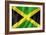 Jamaican Flag-daboost-Framed Art Print