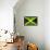 Jamaican Flag-daboost-Framed Stretched Canvas displayed on a wall