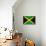 Jamaican Grunge Flag An Old Jamaican Flag Whith A Texture-TINTIN75-Art Print displayed on a wall