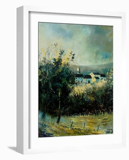 Jambline village Belgium-Pol Ledent-Framed Art Print