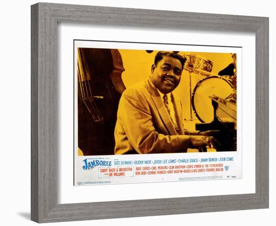 Jamboree, (AKA Disc Jockey Jamboree), Fats Domino, 1957-null-Framed Art Print