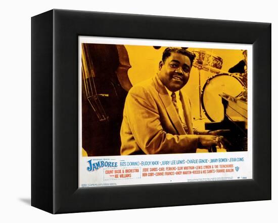 Jamboree, (AKA Disc Jockey Jamboree), Fats Domino, 1957-null-Framed Stretched Canvas