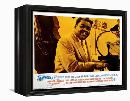 Jamboree, (AKA Disc Jockey Jamboree), Fats Domino, 1957-null-Framed Stretched Canvas