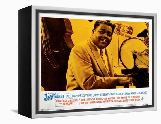 Jamboree, (AKA Disc Jockey Jamboree), Fats Domino, 1957-null-Framed Stretched Canvas