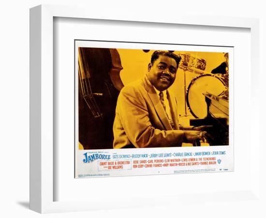 Jamboree, (AKA Disc Jockey Jamboree), Fats Domino, 1957-null-Framed Art Print