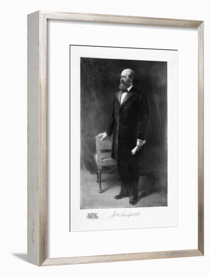 James A Garfield, 20th President of the United States of America, (1901)-Unknown-Framed Giclee Print