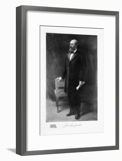 James A Garfield, 20th President of the United States of America, (1901)-Unknown-Framed Giclee Print