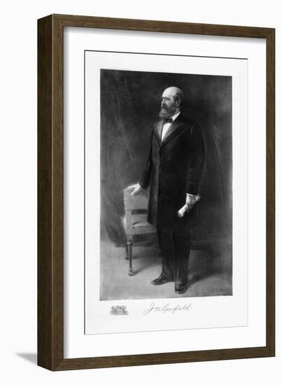 James A Garfield, 20th President of the United States of America, (1901)-Unknown-Framed Giclee Print