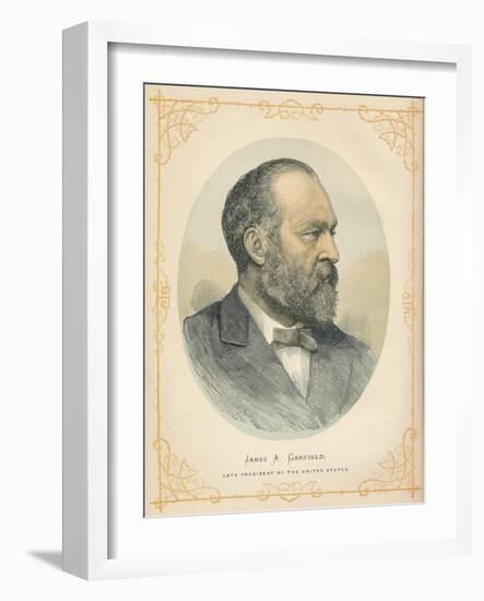 James a Garfield, 20th United States President, 1893-null-Framed Giclee Print