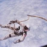 Astronaut Ed White in Space, Tethered to Gemini 4 Spaceship, The Space Walk, June 18, 1965-James A. Mcdivitt-Photographic Print