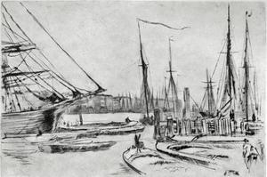 A Sketch from Billingsgate, 19th Century by James Abbott McNeill Whistler