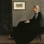 Mother and Child on a Couch-James Abbott McNeill Whistler-Giclee Print