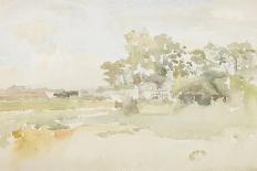 Landscape with Farm Buildings, C.1884-James Abbott McNeill Whistler-Giclee Print