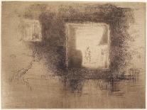 Nocturne: Furnace from The Second Venice Set, 1879-1903-James Abbott McNeill Whistler-Giclee Print