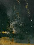 Nocturne: Black and Gold - the Fire Wheel-James Abbott McNeill Whistler-Giclee Print