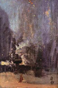Nocturne in Black and Gold, the Falling Rocket by James Abbott McNeill Whistler