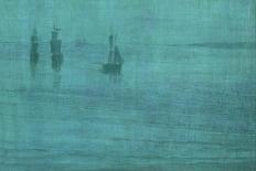 Green and Silver -- the Bright Sea, Dieppe (Watercolour and Gouache on Paper)-James Abbott McNeill Whistler-Giclee Print