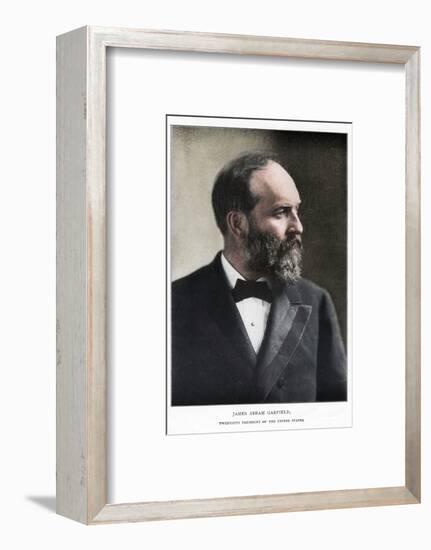 James Abram Garfield, 20th President of the United States, c1881-Unknown-Framed Photographic Print