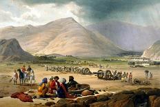 Bazaar at Kabul During the Fruit Season, First Anglo-Afghan War, 1838-1842-James Atkinson-Giclee Print