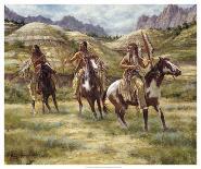 Warriors of the Badlands-James Ayers-Giclee Print