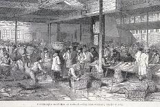 Billingsgate Market, London, 1814-James B Allen-Giclee Print