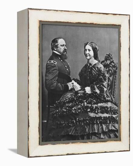 'James B. and Fannie Ricketts', c1860, (1939)-Mathew Brady-Framed Premier Image Canvas