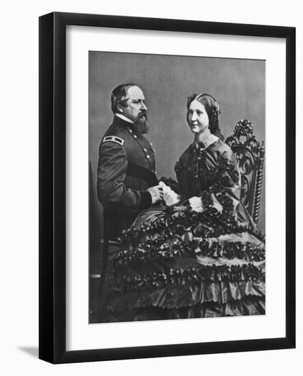 'James B. and Fannie Ricketts', c1860, (1939)-Mathew Brady-Framed Photographic Print