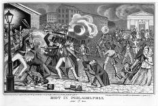 Riot in Philadelphia, June 7, 1844-James Baillie-Mounted Giclee Print